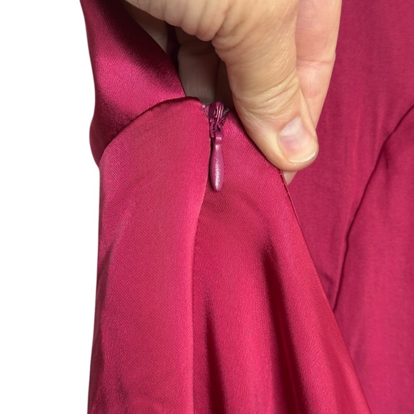 Free People Dance Till Dawn Satin Maxi Halter Maxi Dress, NWT, Large, Rose - Picture 8 of 16